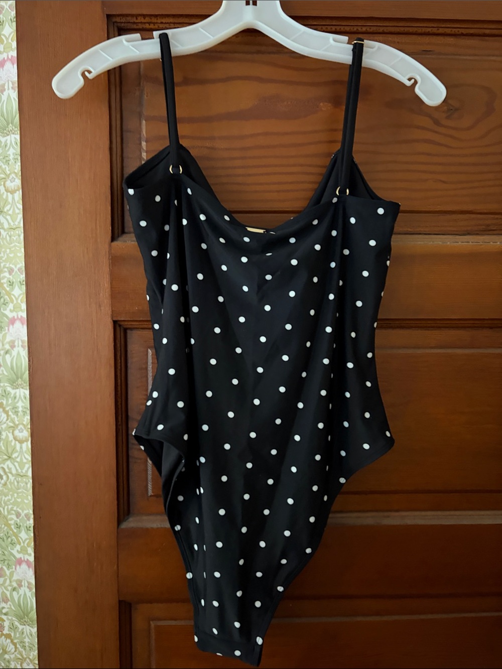 RELLECIGA Black and White Polka Dot Kids One-Piece - Picture 3 of 3
